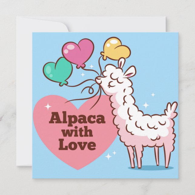 Llama Holiday Card (Front)