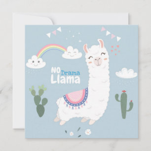 Llama Holiday Card