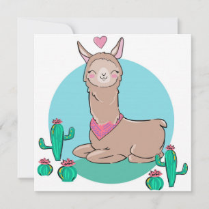 Llama Holiday Card
