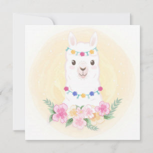 Llama Holiday Card