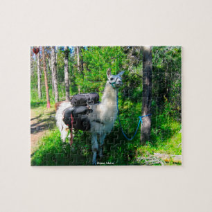 Llama Idaho Jigsaw Puzzle