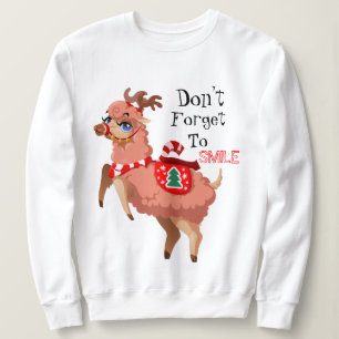 llama in Christmas        Sweatshirt