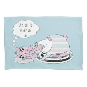 Llama in Pajamas Party Sleepover Pillowcase