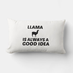 LLAMA IS ALWAYS A GOOD IDEA LUMBAR CUSHION