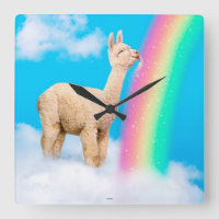 Llama Licking Rainbow