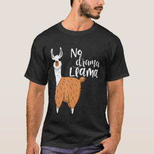 Llama Llama Costume Llama Pajamas No Drama Llama T-Shirt