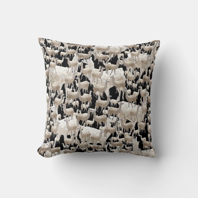 LLama, Llama, Llamas Cushion (Front)