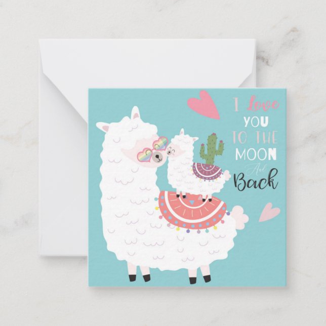 Llama Love Card (Front)
