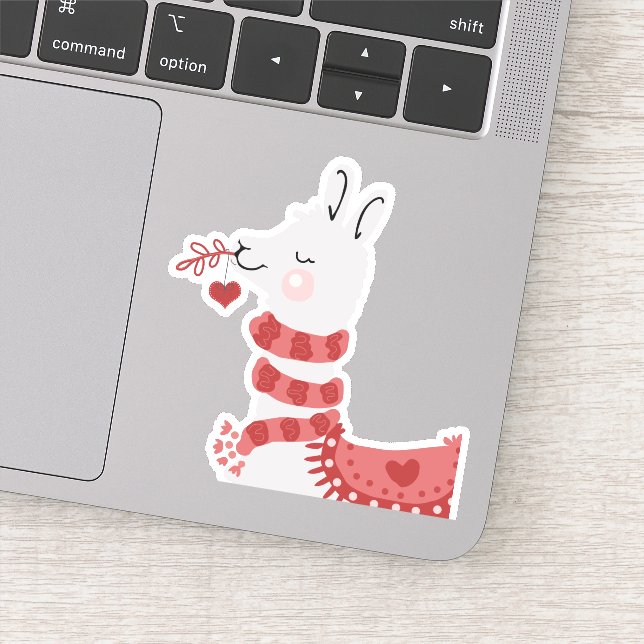 Llama Love Cute Pink (Detail)