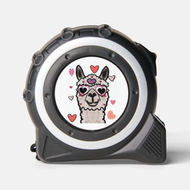 Llama Love Hearts Valentine's       1 (Front)