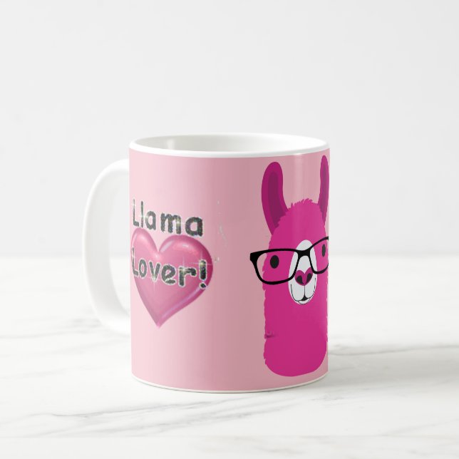 Llama Lover Coffee Mug (Front Left)