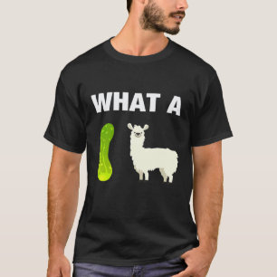 Llama Lover Pun What A Dill Llama Dilemma T-Shirt
