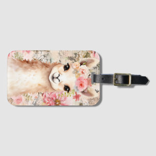 Llama Luggage tag