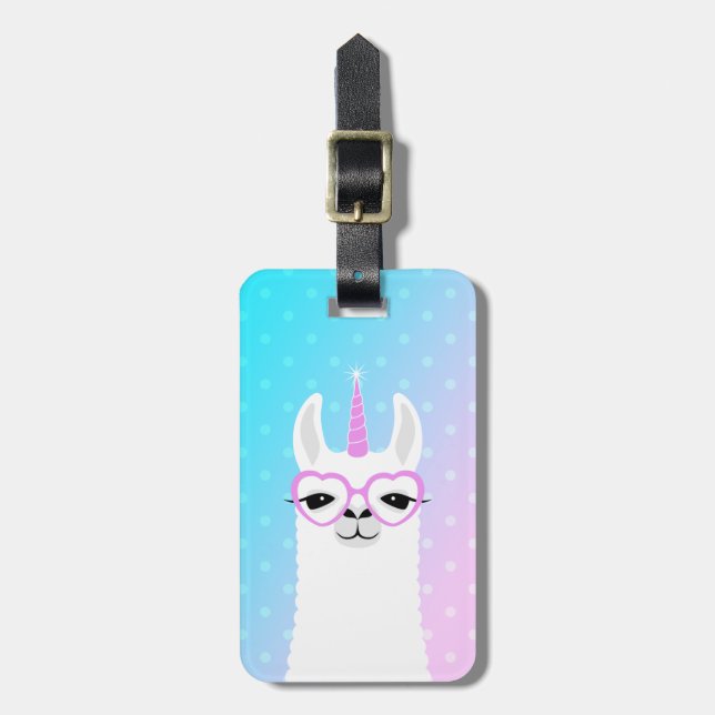 Llama Luggage Tags (Front Vertical)