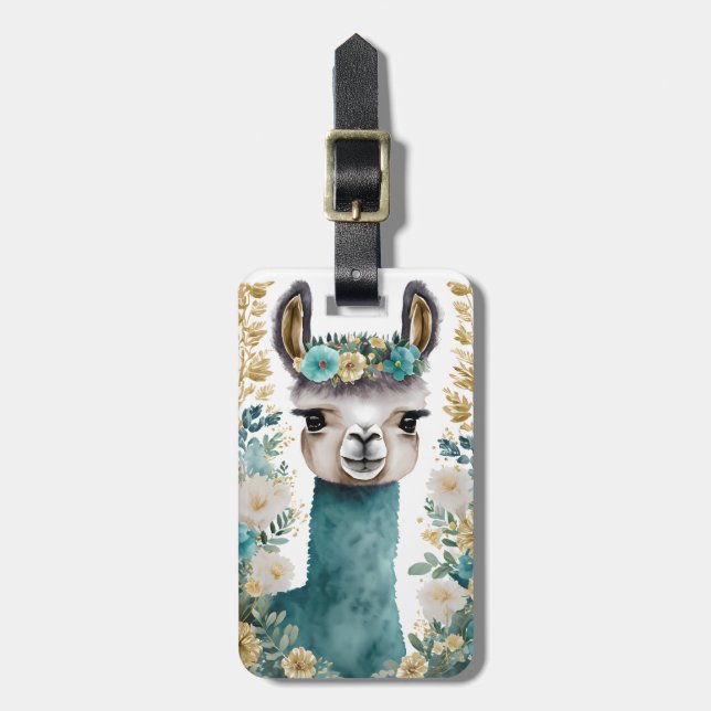 Llama Luggage Tags (Front Vertical)