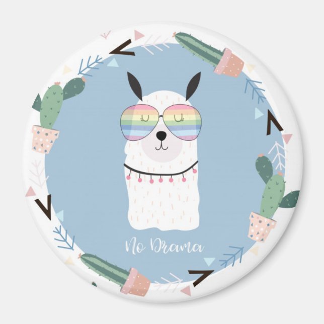 Llama Magnet (Front)