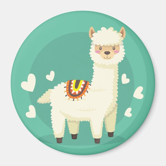 Llama Magnet (Front)