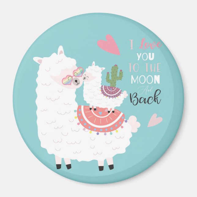 Llama Magnet (Front)