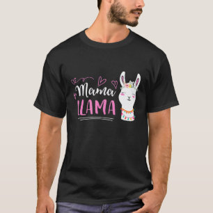 Llama Mama No Drama Llama T-Shirt