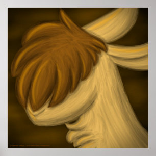 "Llama of Little Words" Poster