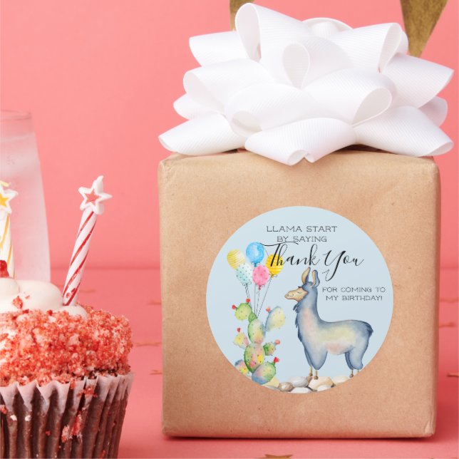 Llama Party Favour Stickers (Party)