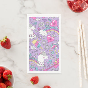 Llama pattern 1 napkin