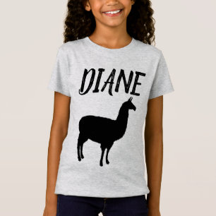LLAMA PERSONALIZED GIRLS T-Shirts