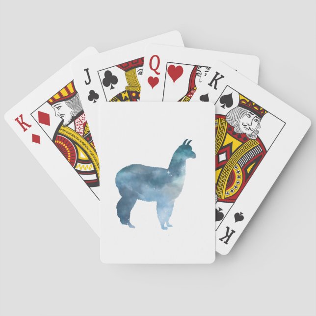 llama playing cards (Back)