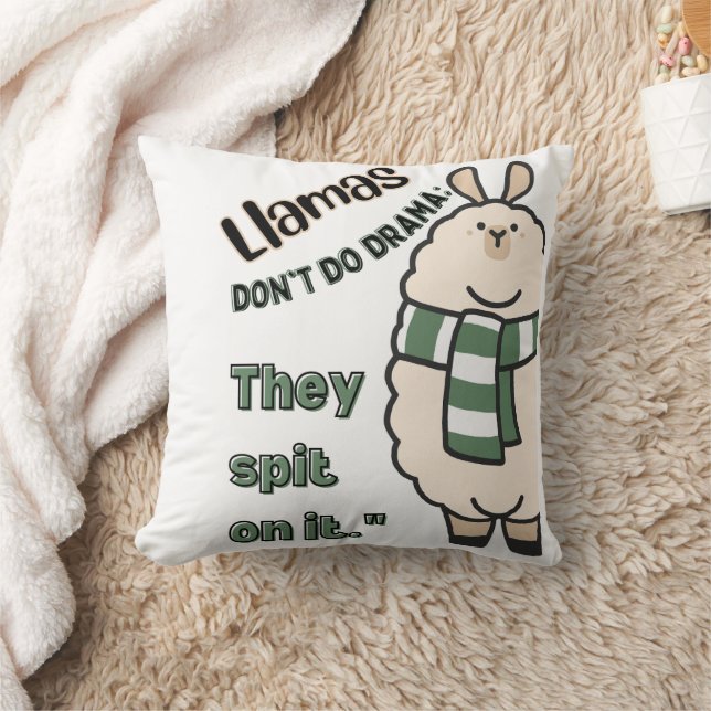 llama quote cushion (Blanket)