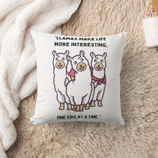 llama quote cushion (Blanket)