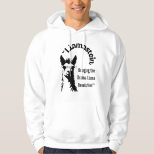 llama quote hoodie