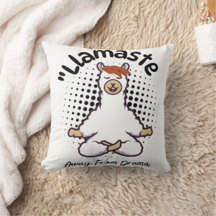  llama quotes cushion