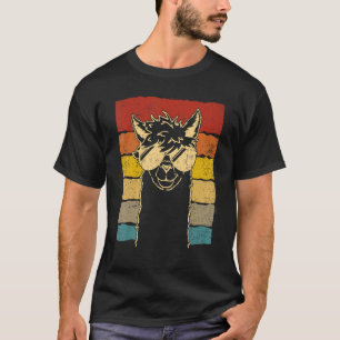 Llama Retro Style Alpaca T-Shirt
