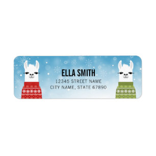 Llama Return Address Labels