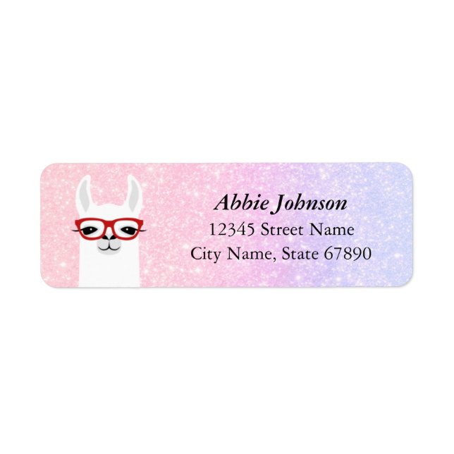 Llama Return Address Labels (Front)