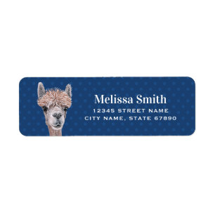 Llama Return Address Labels