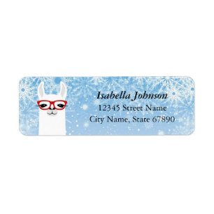 Llama Return Address Labels