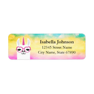 Llama Return Address Labels