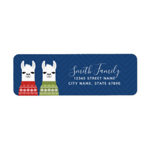 Llama Return Address Labels