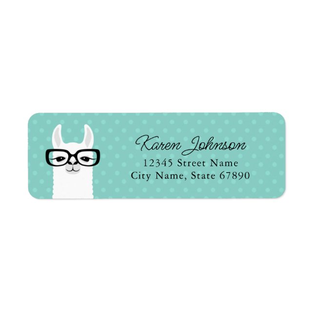 Llama Return Address Labels (Front)