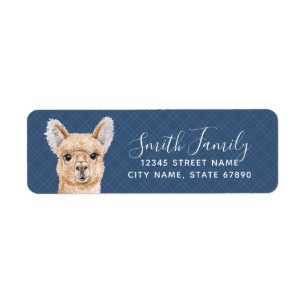Llama Return Address Labels