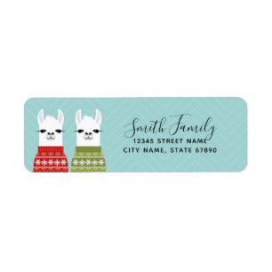 Llama Return Address Labels
