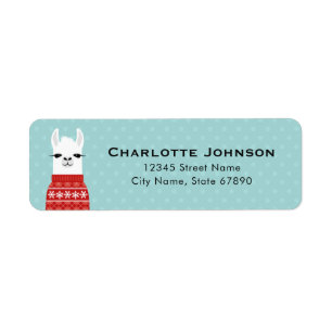 Llama Return Address Labels