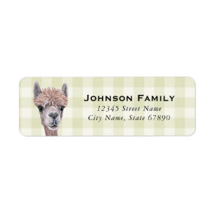 Llama Return Address Labels