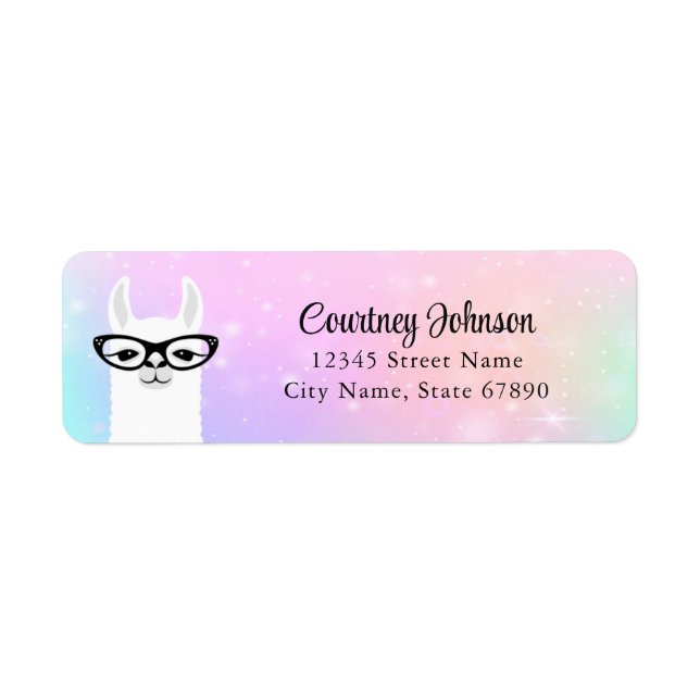 Llama Return Address Labels (Front)