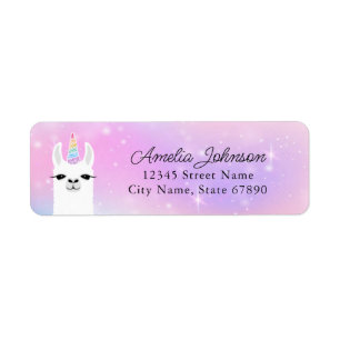 Llama Return Address Labels