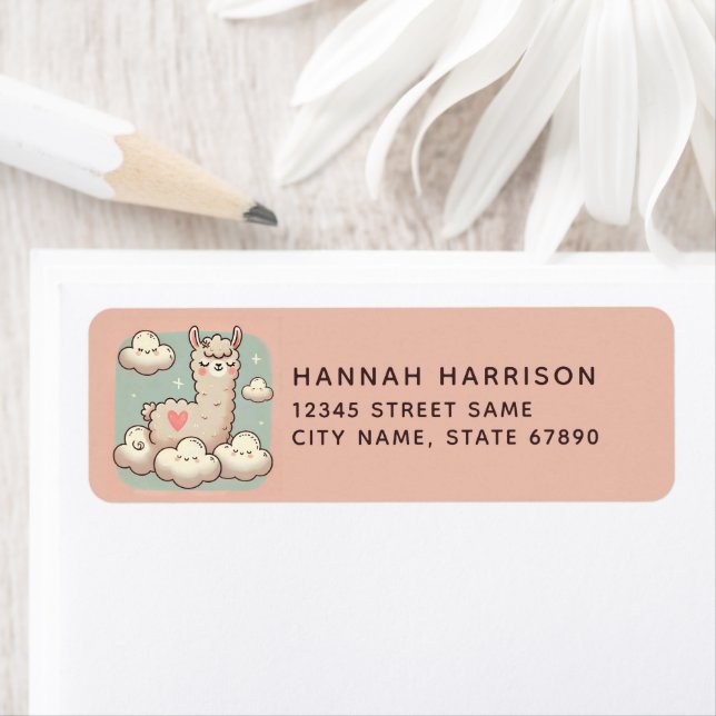 Llama Return Address Labels (Insitu)