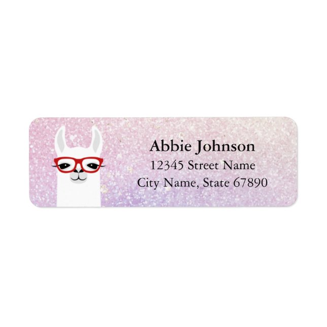 Llama Return Address Labels (Front)