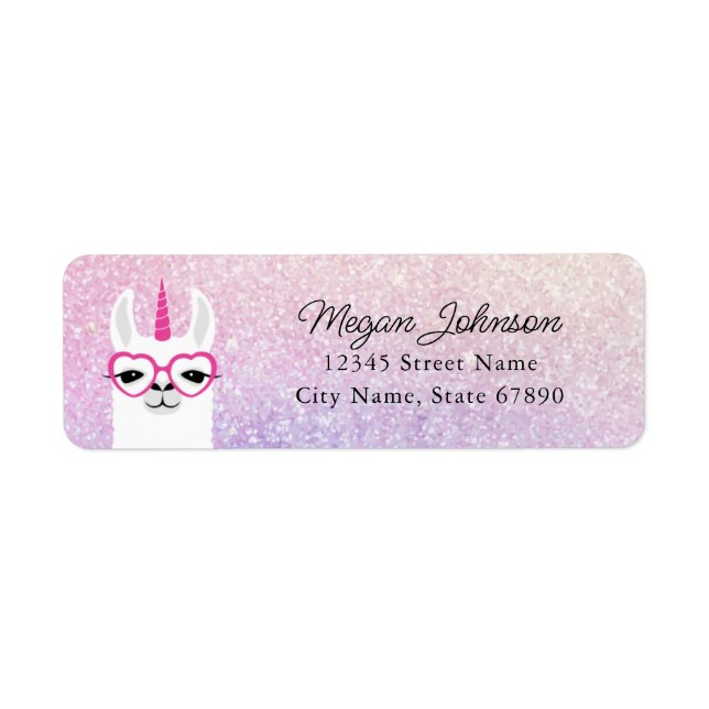 Llama Return Address Labels (Front)