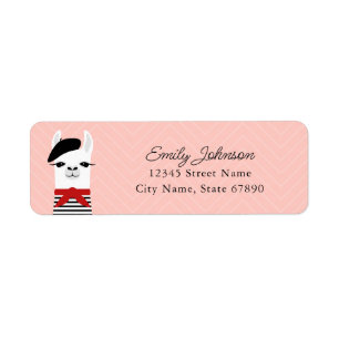 Llama Return Address Labels